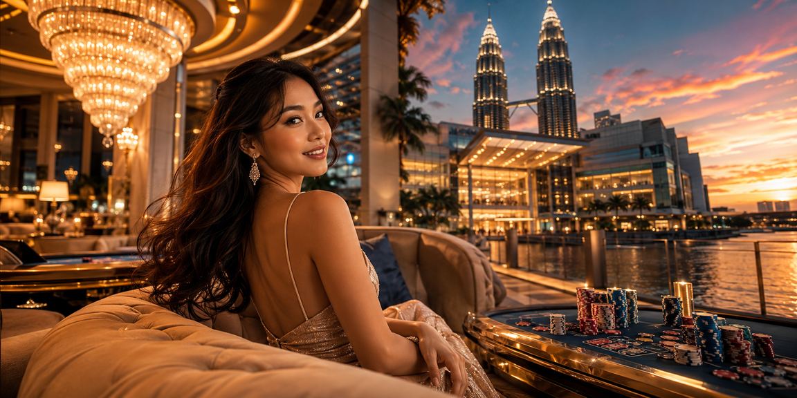 Pengguna Malaysia menggunakan platform pertaruhan kasino 1mcuci di Kuala Lumpur