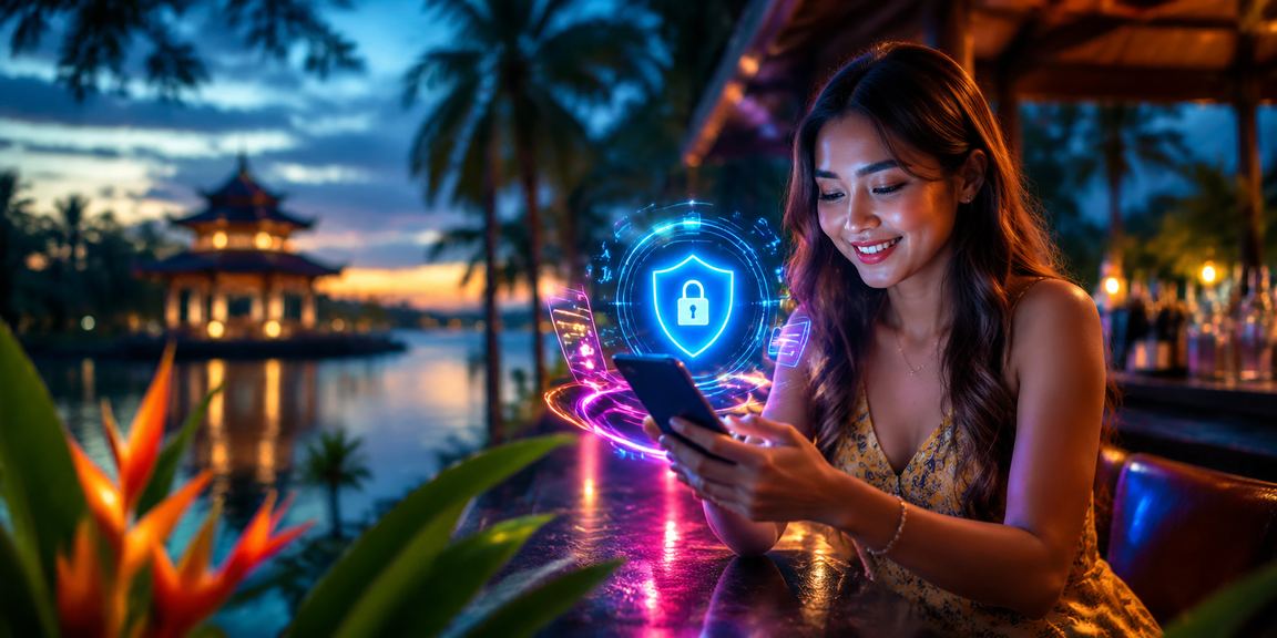 Pemain Malaysia mengakses platform dalam talian melalui telefon pintar